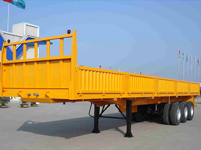 New 3 Axle 30 Tons Sidewall Tractor Semi Trailer in China