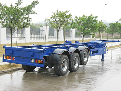 3 Axle 45T Skeletal/Skeleton Semi Trailer