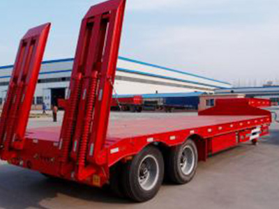 2 Axle 40 Ton Low Bed Truck Semi Trailer