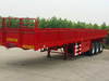 Popular Sale China 35 Ton 3 Axle Sidewall Tractor Cargo Truck Semi Trailer