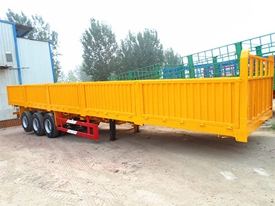 New 3 Axle 30 Tons Sidewall Tractor Semi Trailer in China