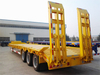 Low Price 3 Axle 60 Ton Low Bed Truck Semi Trailer
