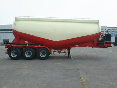 3 Axle 25m3-70m3 Tanker Bulk Cement Powder Tank Truck Tractor Semi Trailer with V-Shape