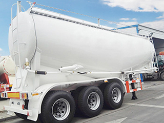 3 Axles 45CBM 50Ton Bulk Cement Tank/Tanker Truck Tractor Semi Trailer