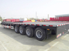 4 Axle 60T Flat Bed Container Truck Semi Trailer